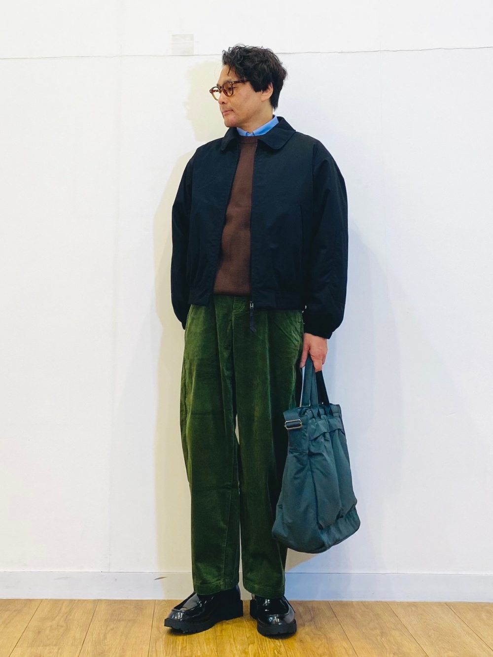 感動ジャケット、ウォッシャブルミラノリブクルーネックセーター」の