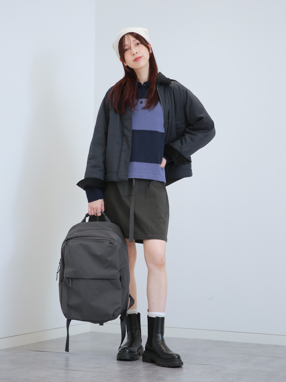 パフテックショートジャケット」の着用コーディネート| ユニクロ公式