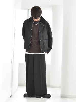 GALLARDAGALANTE 黒 ユーティリティショートブルゾン GALLARDAGALANTE