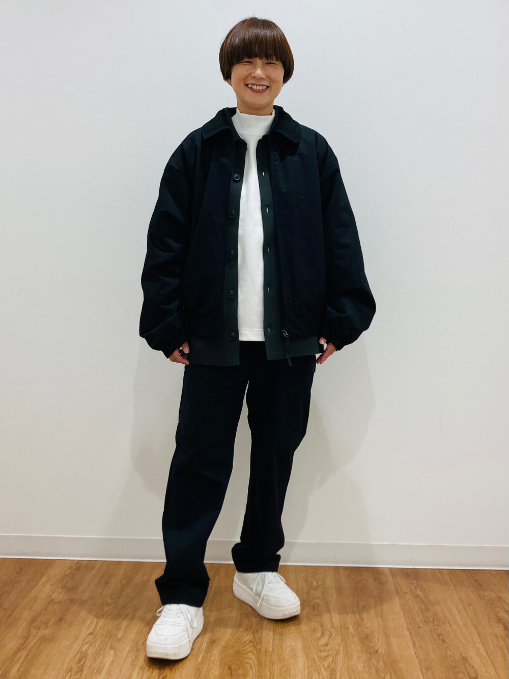 パフテックショートブルゾン」の着用コーディネート| ユニクロ公式