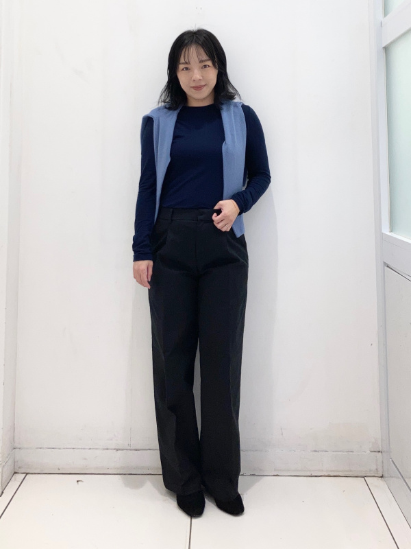 タックワイドパンツ/コットン（レディース）の着用コーディネート一覧