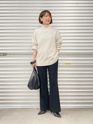 ユニクロ公式 | ローゲージハイネックセーター