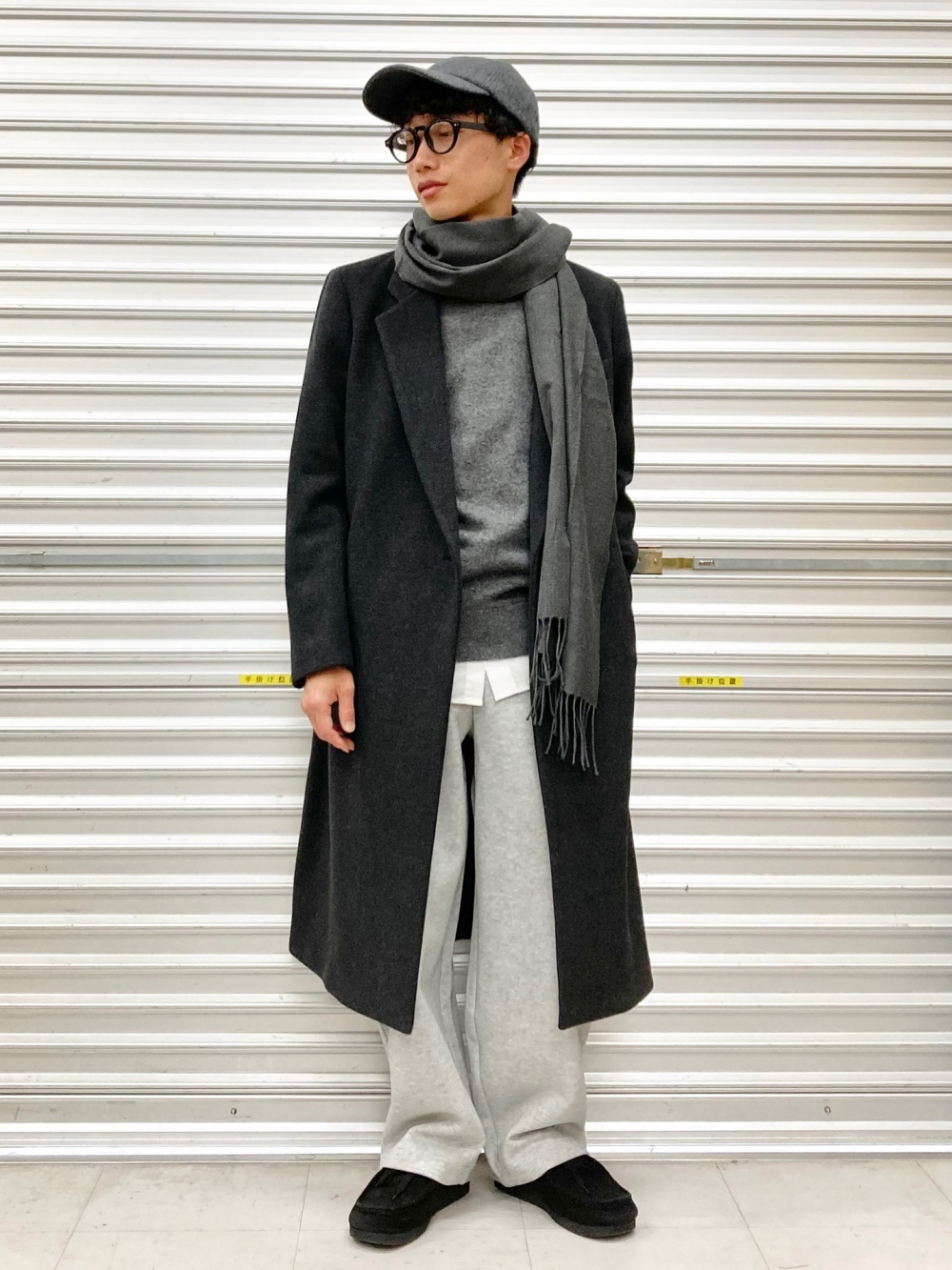 ソフトタッチタートルネックTシャツ、ウィンドプルーフ2WAYコート」の