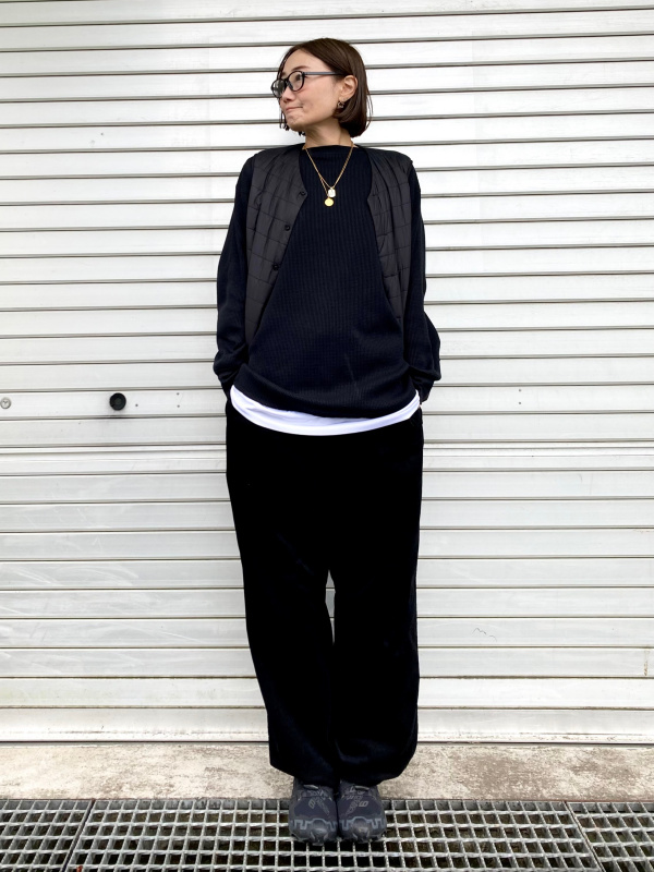 ヨッシー様 C5305 スウェット×ワッフルパンツコーデ ヨッシー様 C5305 スウェット×ワッフルパンツコーデ