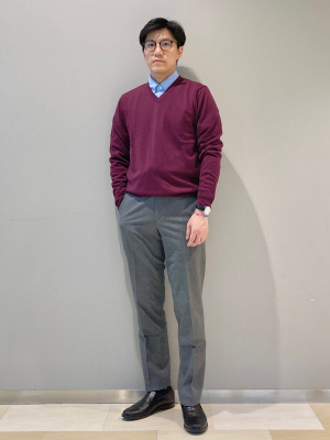 ユニクロ公式 | メリノVネックセーター