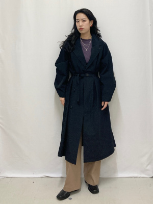 ロングコート❣️値下❣️ ユニクロ公式 | ステンカラーロングコート