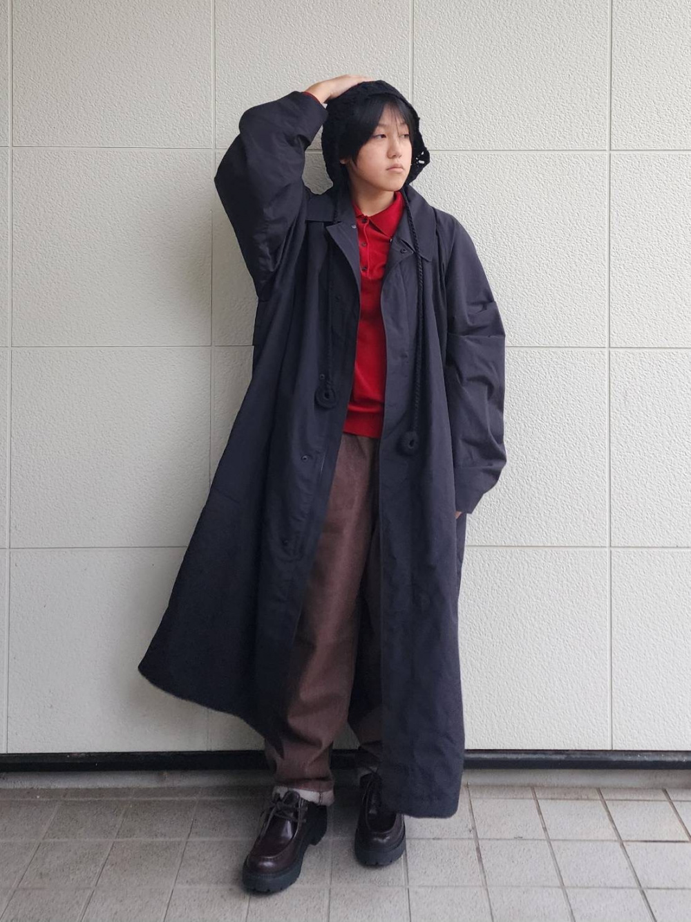 オーバーサイズステンカラーコート」の着用コーディネート| ユニクロ公式