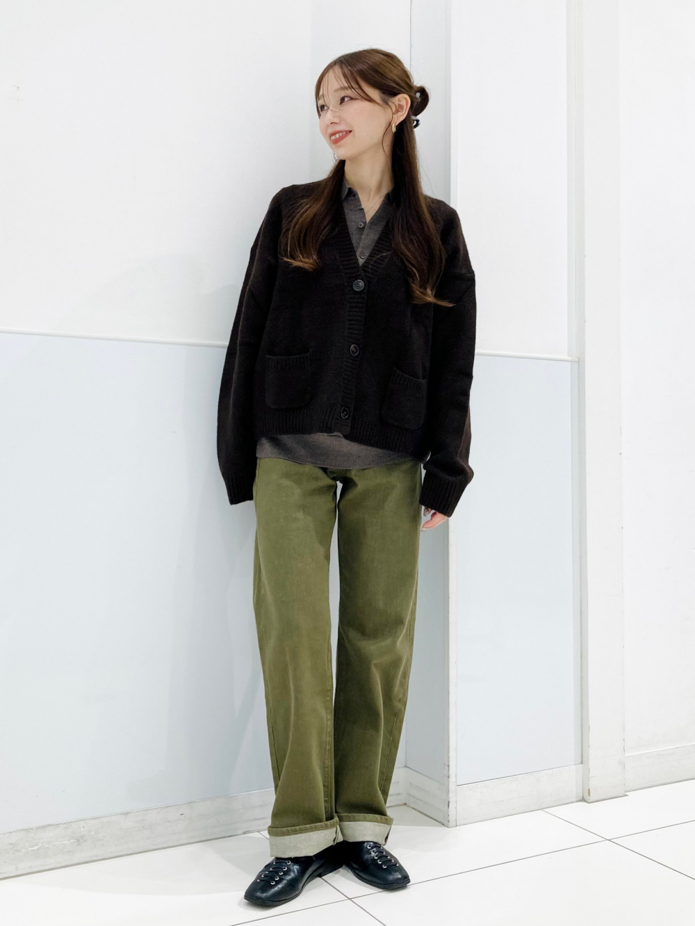 デニムオーバーシャツ、ブラッシュドジャージージャケット