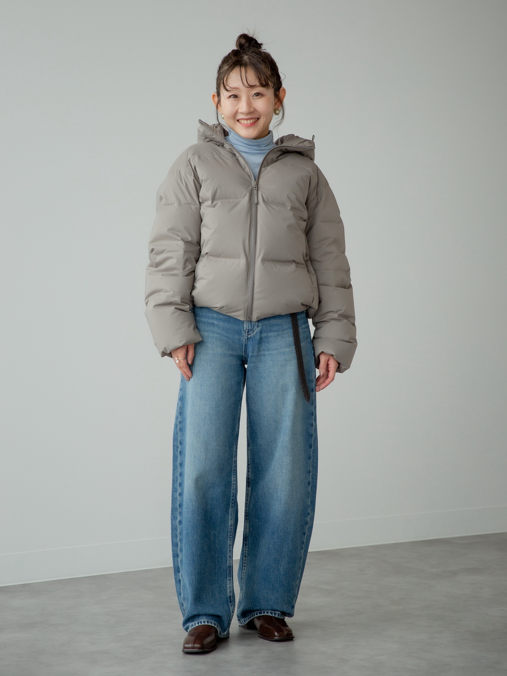 極暖ヒートテックカシミヤブレンドタートルネックT、フルジップ