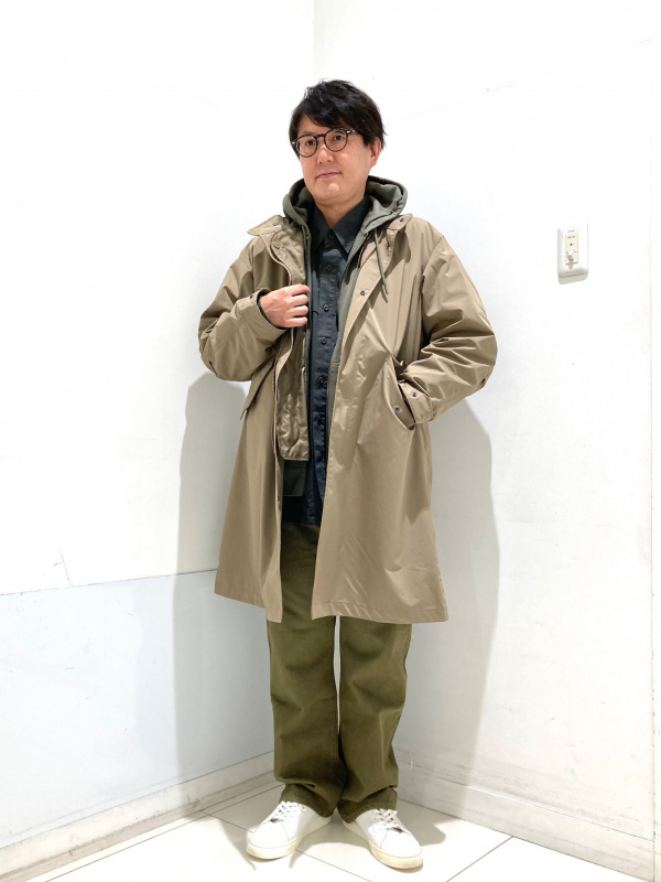 ウィンドプルーフ2WAYコート（メンズ）の着用コーディネート一覧