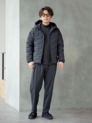 ユニクロC パフテックパーカ ブラック　M 新品 ユニクロ公式 | パフテックパーカ