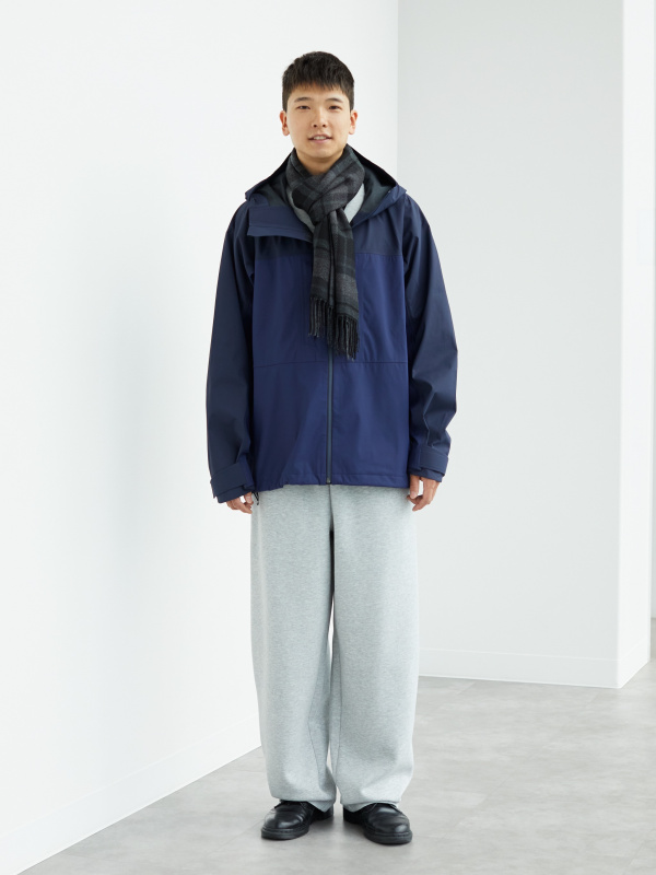 ブロックテックパーカ／バイカラー（メンズ）の着用コーディネート一覧
