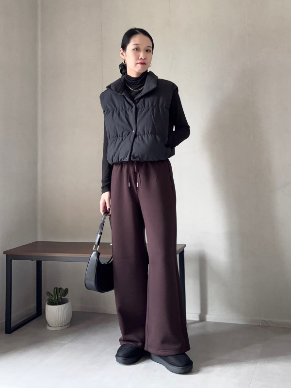 ダウンクロップドベスト（レディース）の着用コーディネート一覧