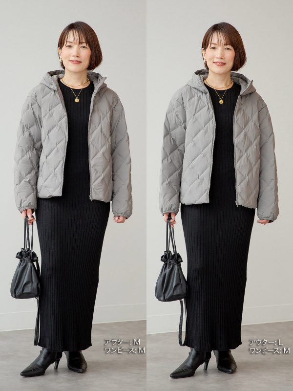 UNIQLO パフテックパーカ ダークグレー Ｌ レディース Women's PUFFTECH Parka | UNIQLO MY