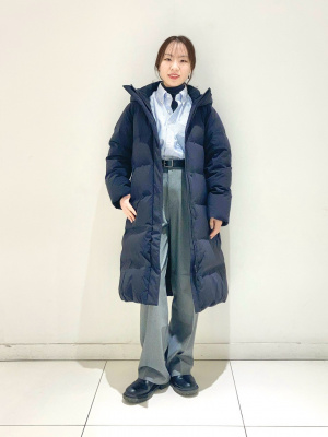 専用⭐︎MHL. ネイビー 2way ダウン ロングコート 試着のみ サイズ3