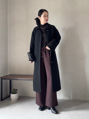 ユニクロ公式 | ウールブレンドロングコート