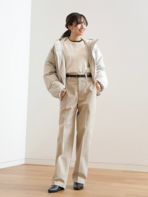 ユニクロ公式 | ダブルフェイスクルーネックセーター