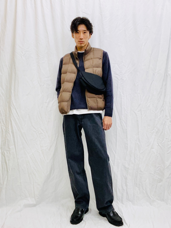 クルーネックTシャツ/長袖（メンズ）の着用コーディネート一覧