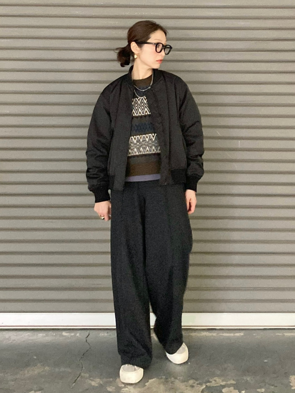 クルーネックTシャツ/長袖（メンズ）の着用コーディネート一覧