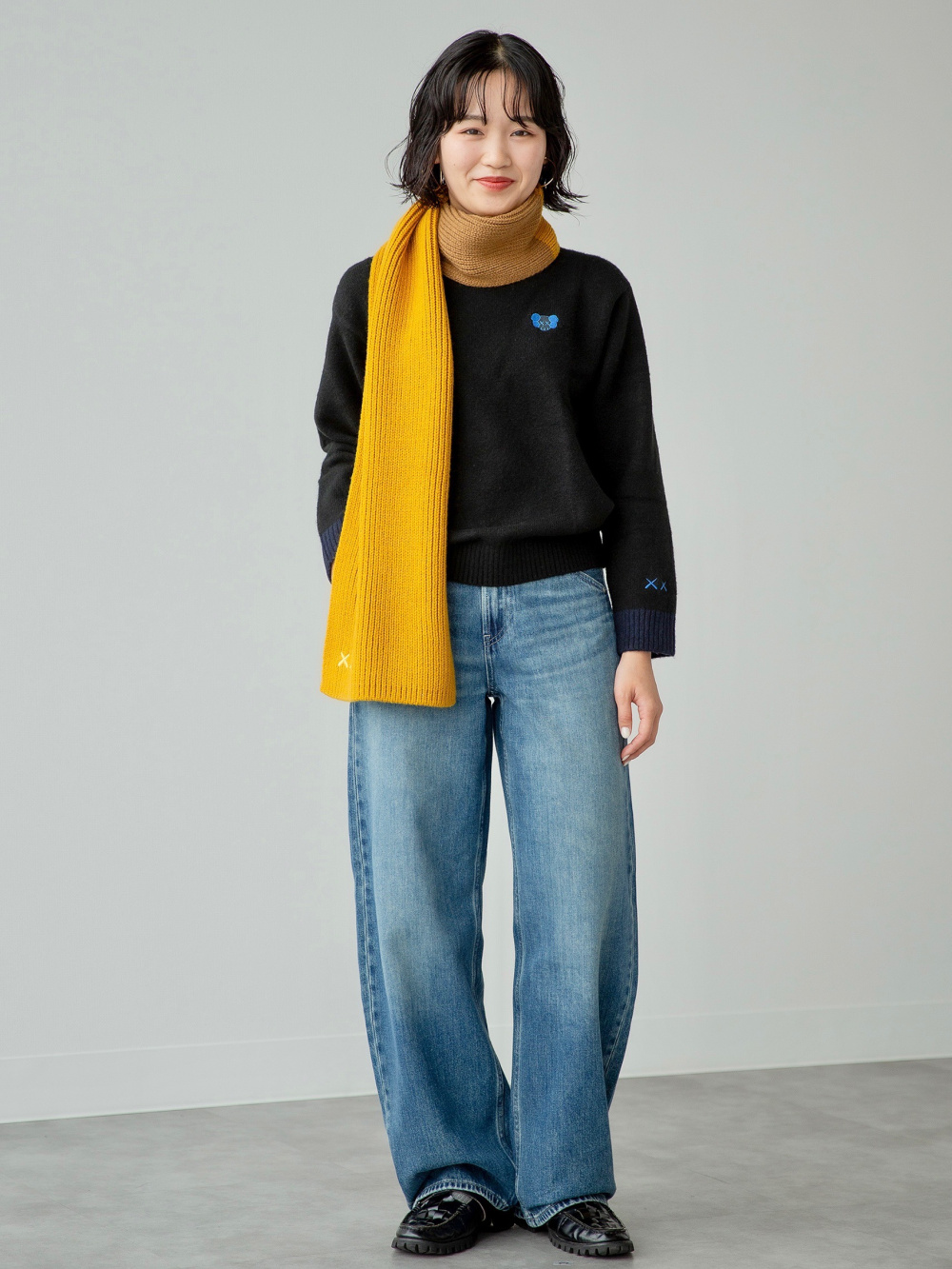 カウズ ウィンター カシミヤクルーネックセーター、カウズ ウィンター