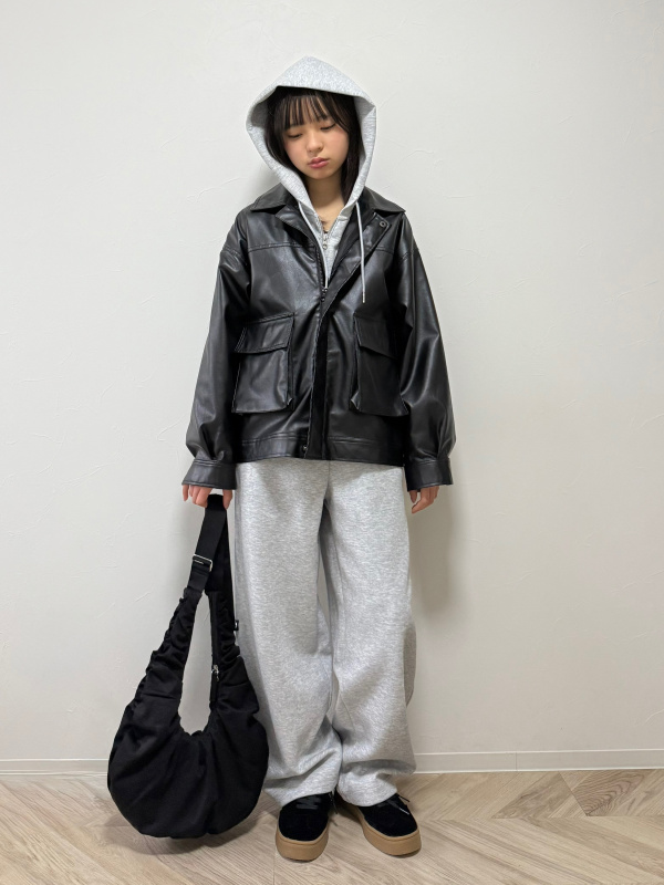 スウェットワイドパンツ、ドライスウェットリラックスブルゾン