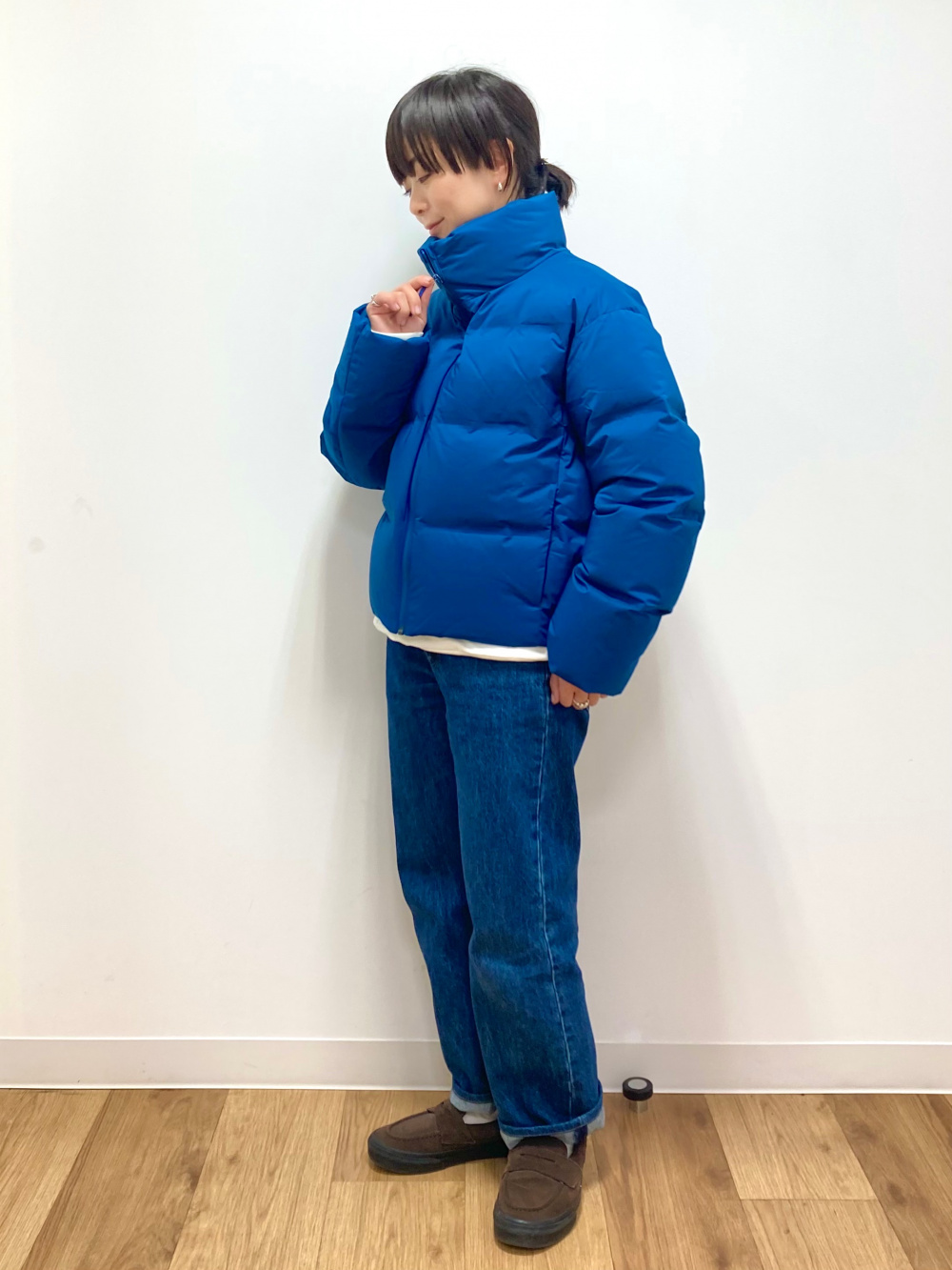 パウダーソフトダウンジャケット/NANODESIGN、ソフトニットフリース