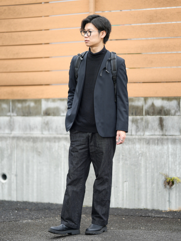 ソフトタッチタートルネックTシャツ、スフレヤーンカーディガン（長袖