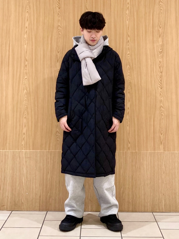 パフテックロングコートリラックスフィット　ブラック　Lサイズ WOMEN パフテックロングコートリラックスフィット | UNIQLO UNIFORM