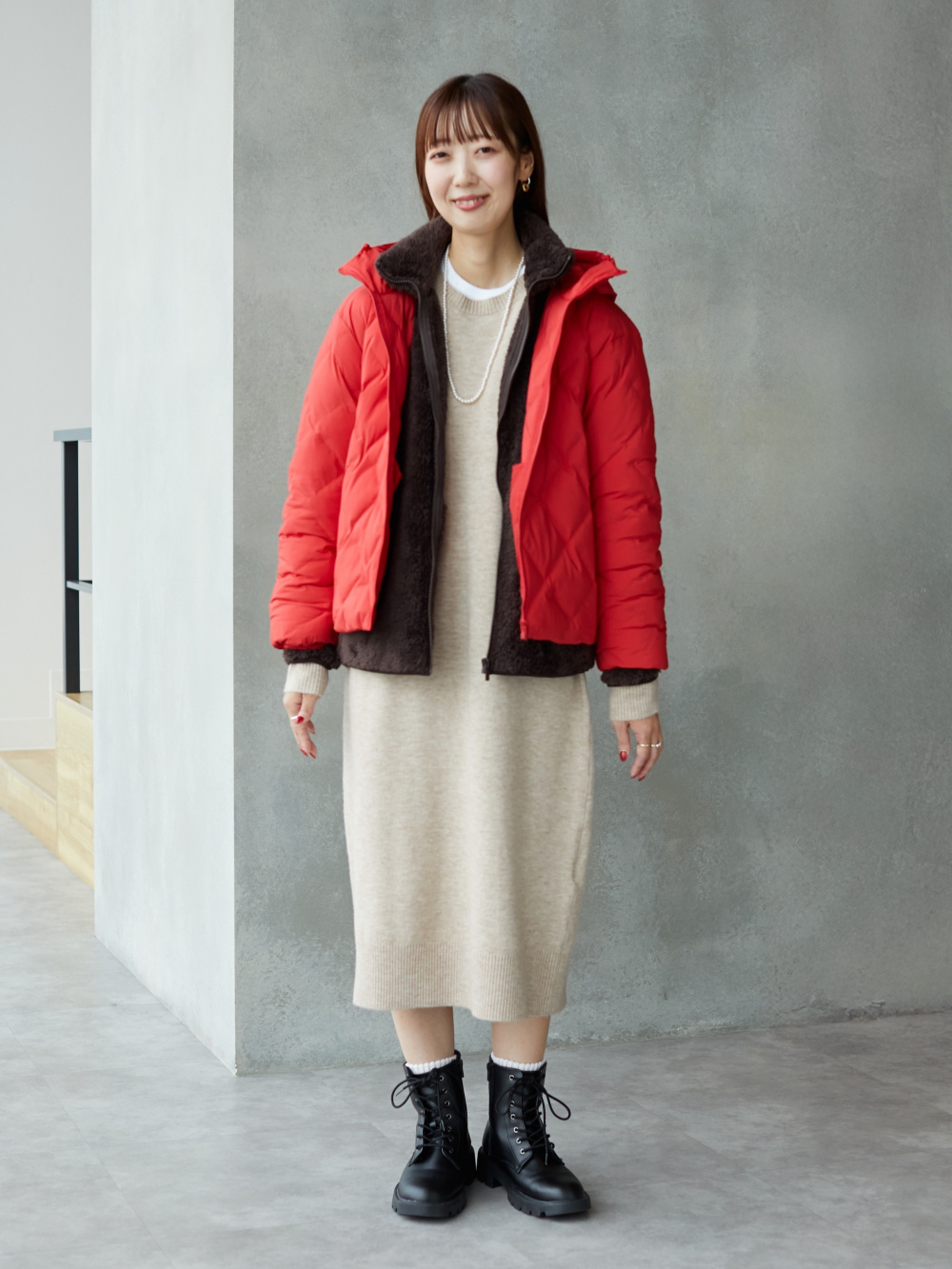 Outfit ideas of「WARM LINED PANTS (INSEAM 72-78cm)、UV PROTECTION