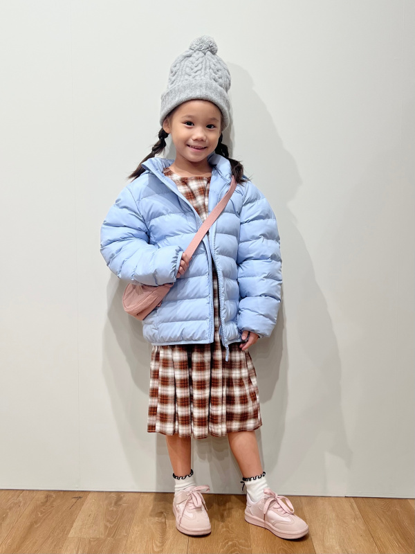 GIRLS チェックティアードワンピースのコーディネート・着用イメージ