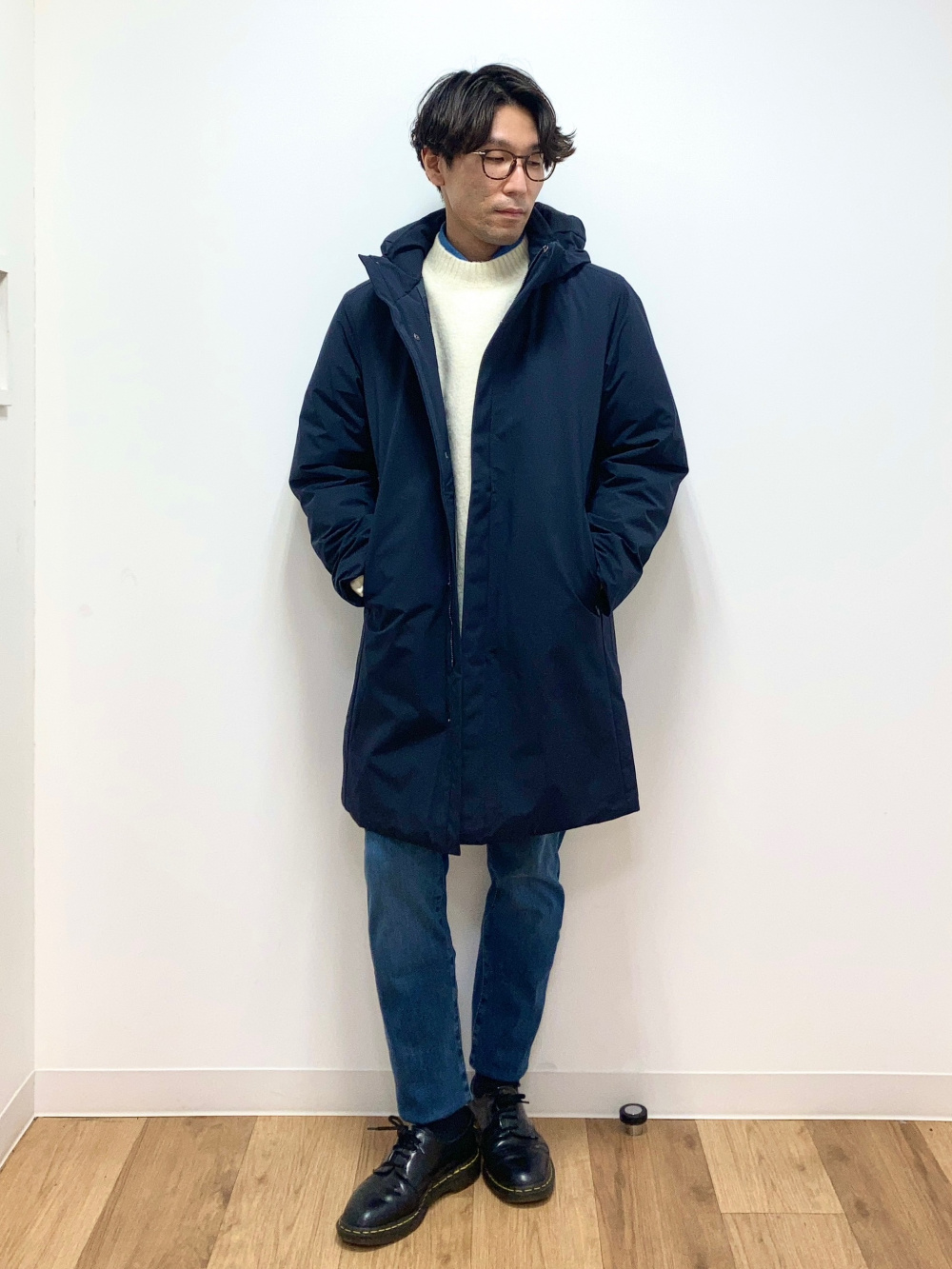 超極暖ヒートテッククルーネックT、ウィンドプルーフ2WAYコート」の