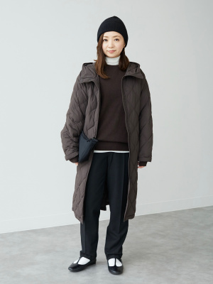 ユニクロ公式 | パフテックロングコートリラックスフィット