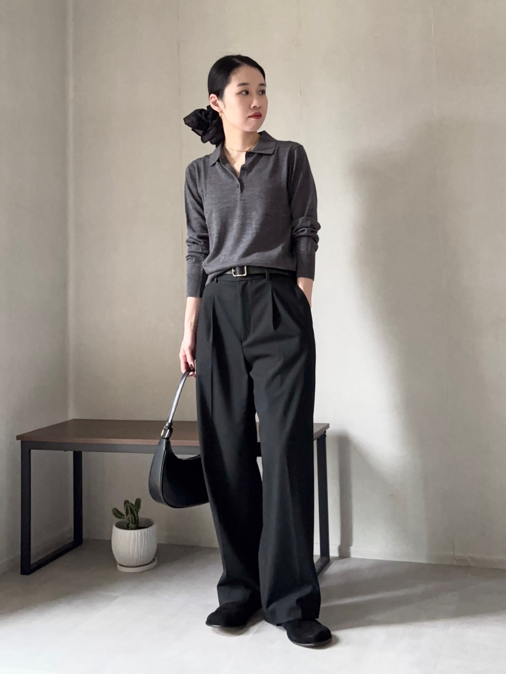 タックワイドパンツ」の着用コーディネート| ユニクロ公式