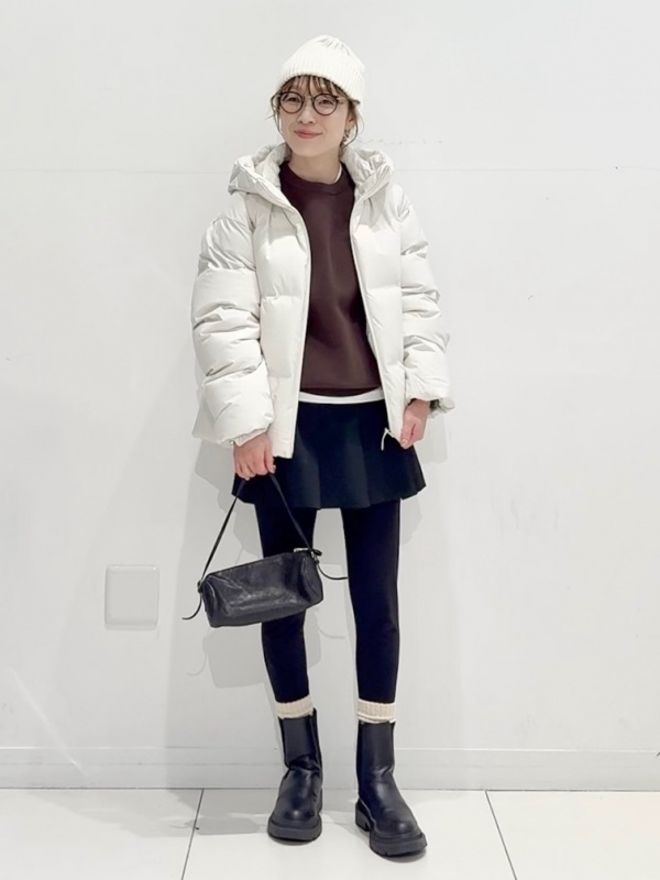 あんバター 超極暖ヒートテックレギンス/10分丈（レディース）の着用