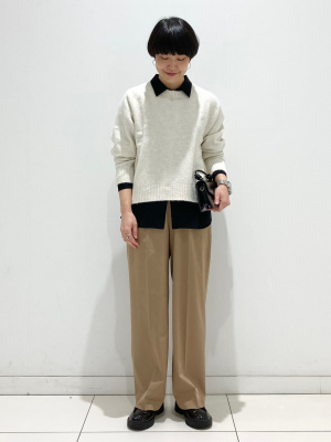 ユニクロ公式 | タックワイドパンツ