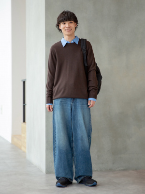 ユニクロ公式 | カシミヤクルーネックセーター