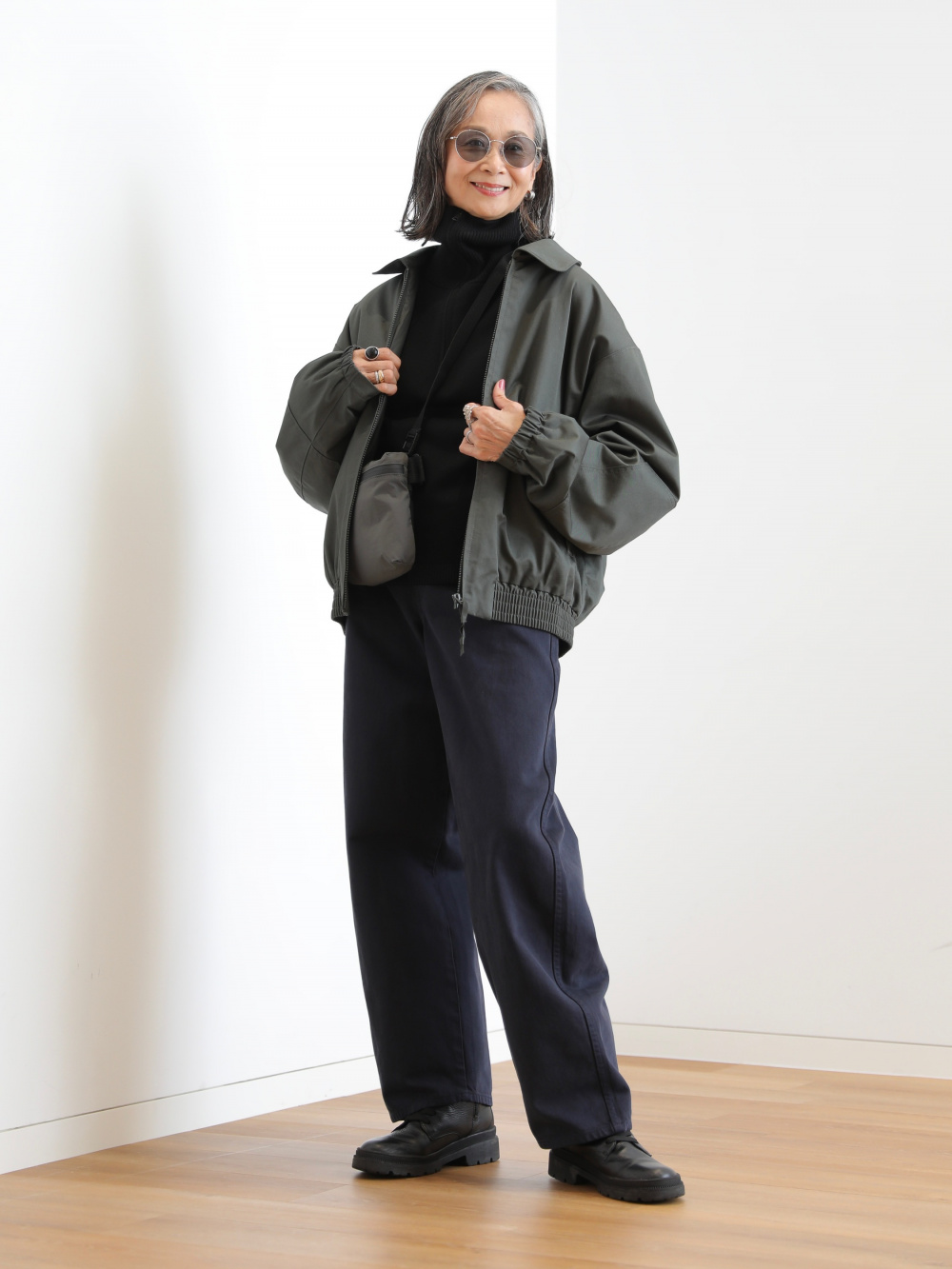 パフテックショートブルゾン」の着用コーディネート| ユニクロ公式