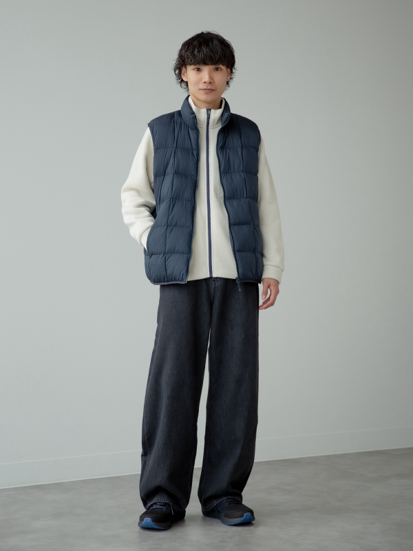 ウィンドプルーフ2WAYコート、ニットフリースジャケットの