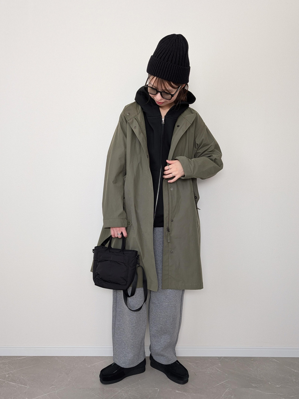 モッズコート、デニムロングスカート」の着用コーディネート| ユニクロ公式