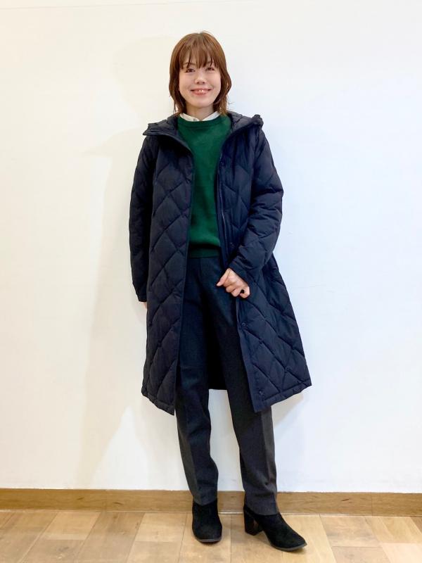 パフテックロングコートリラックスフィット」のレディースの