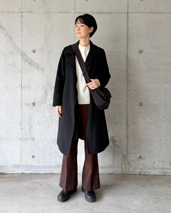 【UNIQLO:C】パフテックオーバーサイズコート　L 黒 オーバーサイズジャケット、パフテックオーバーサイズコートの