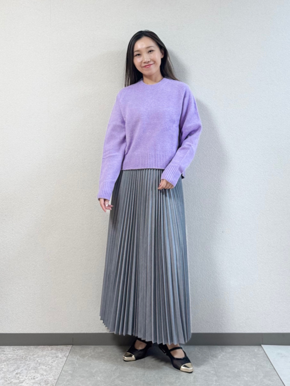 UNIQLO グレー カシミヤ クルーネック ショートカーディガン L 今季・新品】UNIQLO カシミヤクルーネックショートカーディガン L