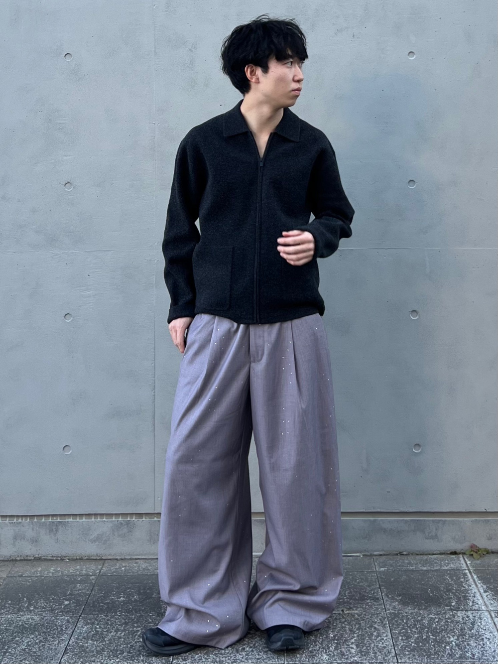 ニットフルジップジャケット」の着用コーディネート| ユニクロ公式