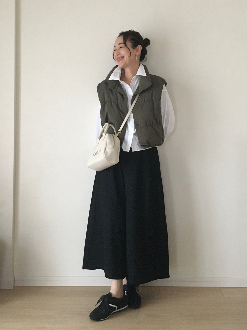 ダウンクロップドベスト」の着用コーディネート| ユニクロ公式