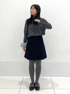 ユニクロ公式 | ダブルフェイスミニスカート