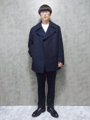 ユニクロ公式 | ウールブレンドオーバーサイズピーコート