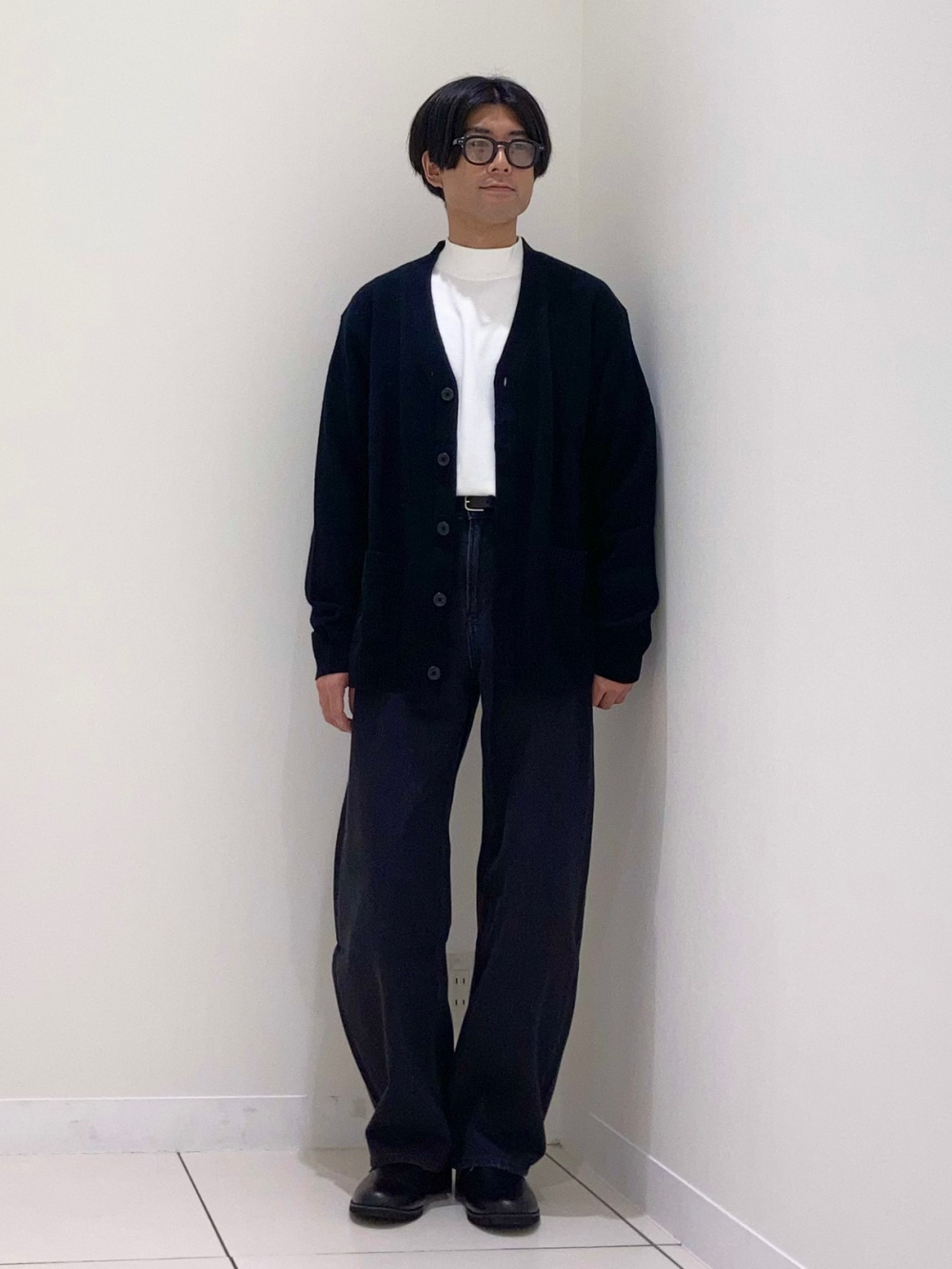 ニットフルジップジャケット、ブロードシャツ/ストライプ/レギュラー