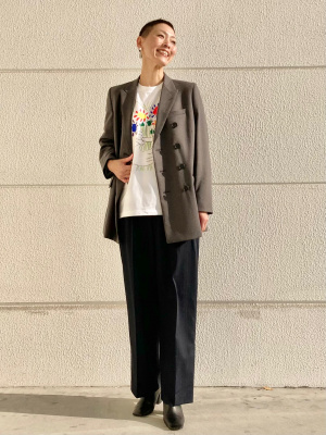 ユニクロ公式 | ダブルテーラードジャケット