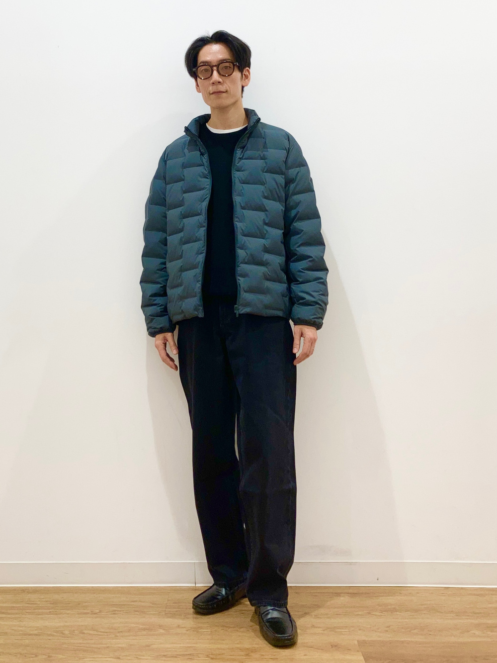 エアリズムコットンクルーネックTシャツ、パフテックジャケットノン 