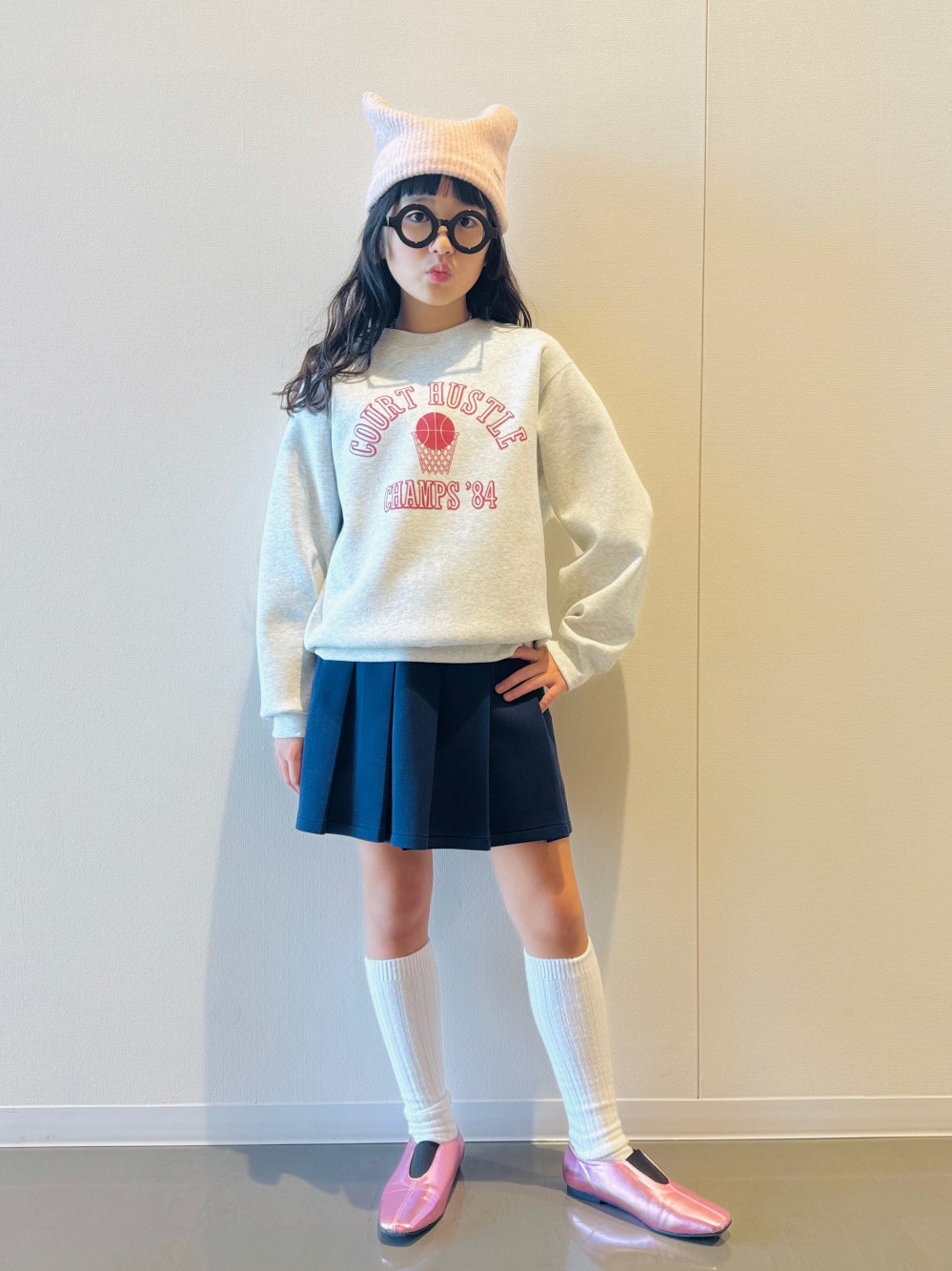 GIRLS ドライスウェットミニスコート、K-POPグループ BABYMONSTER UT